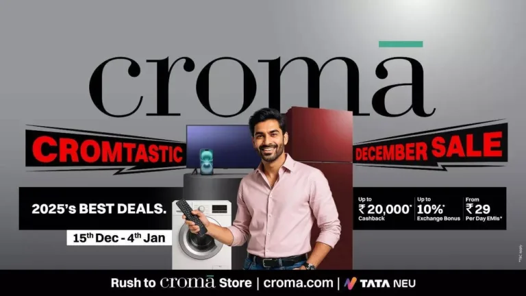Cromtastic December Sale 2025: From Smartphones To Laptop At half Price; Make Your New Year Special
