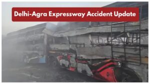 Delhi-Agra Expressway Accident Update – 4 Dead, 25 Injured in 10-Vehicle Pileup; CM Yogi Announces ₹2 Lakh Compensation