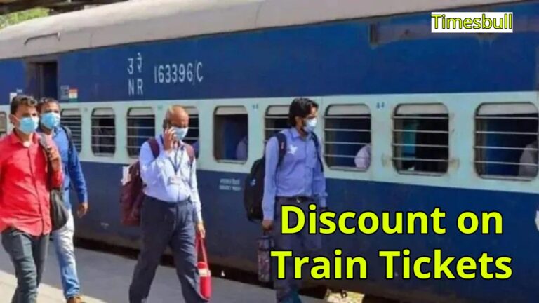Discount on Train Tickets