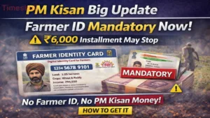 PM Kisan Big Update: Farmer ID Mandatory Now or ₹6,000 Installment May Stop