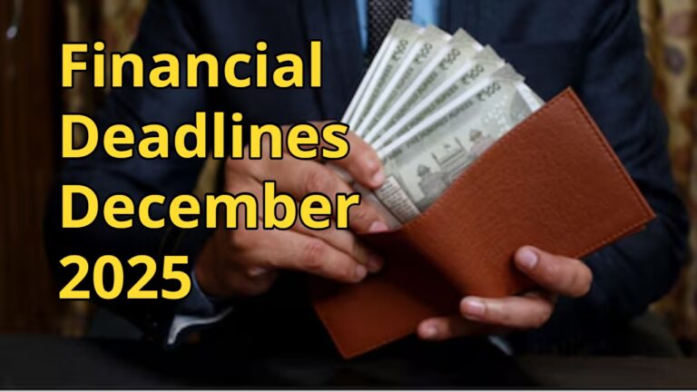 Financial Deadlines December 2025