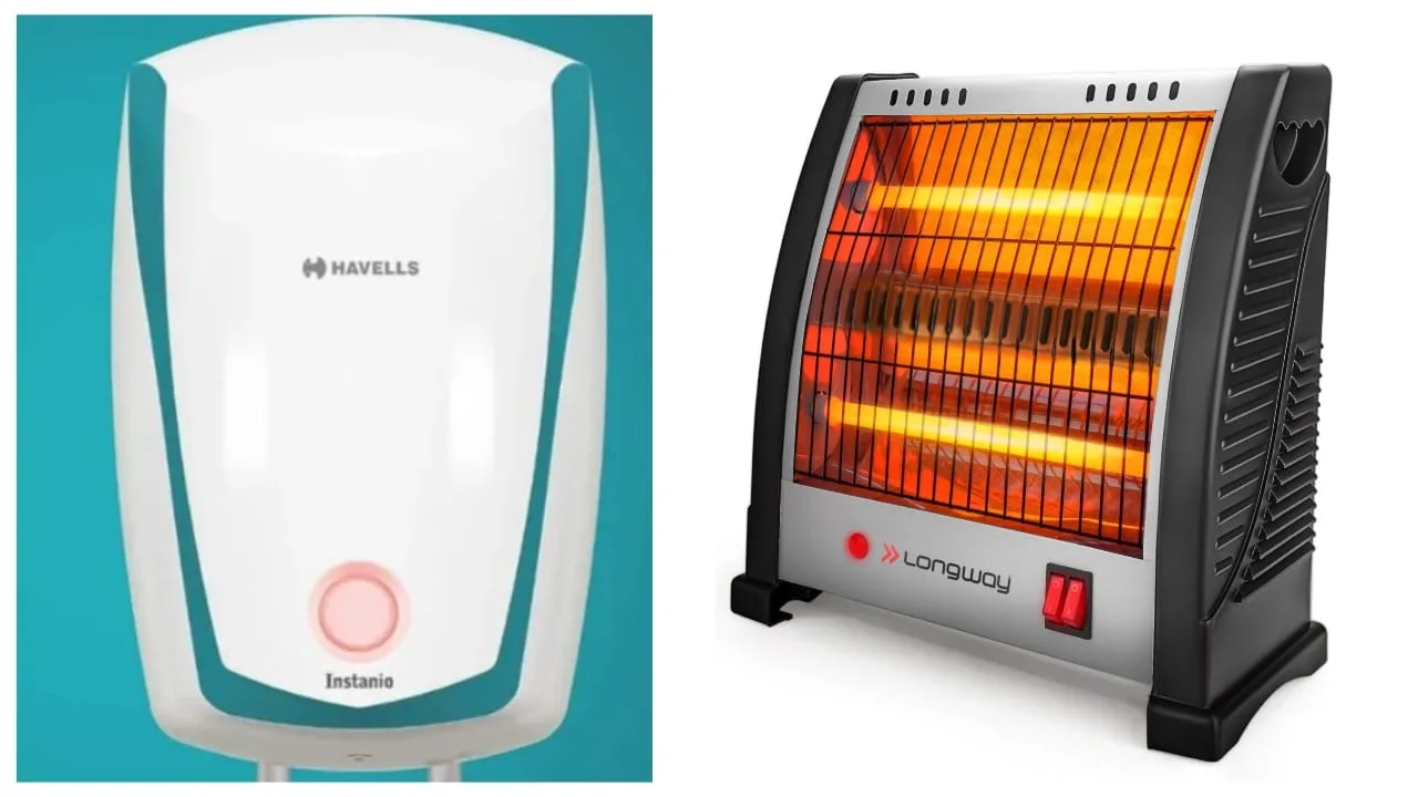 Geyser and Room Heater