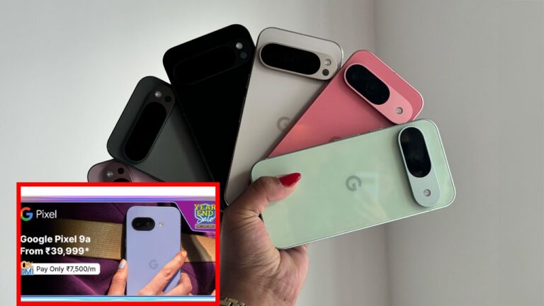 Year-End Sale 2025—Grab Google Pixel 9a with Rs 2290 Bank Discount; You Shouldn’t Miss This!