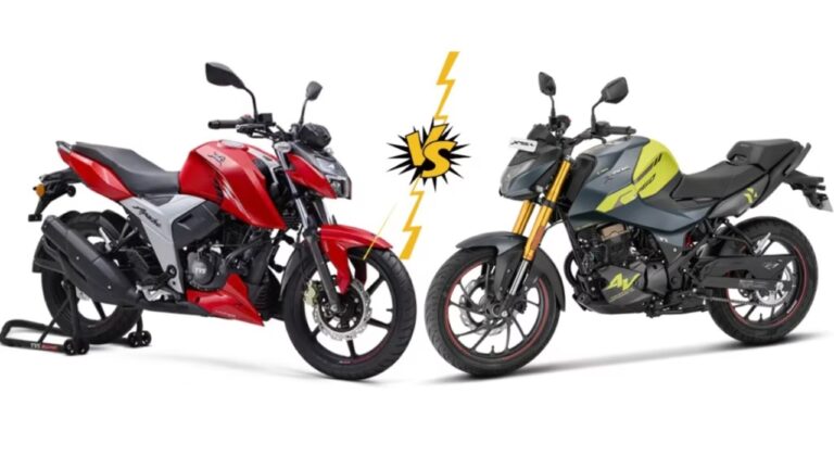Hero Xtreme 160R 2025 vs TVS Apache RTR 160 – Acceleration Feel, Ride Comfort and Ownership Expense