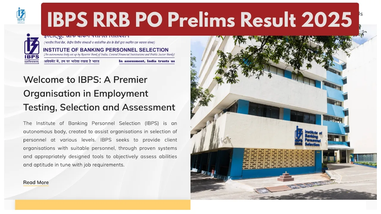 IBPS RRB PO Prelims