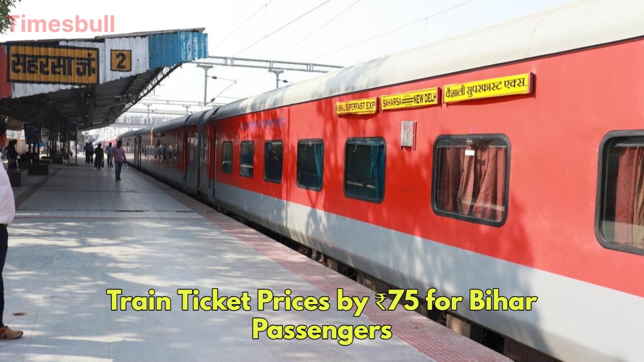 Big Relief for Bihar-Train Ticket...