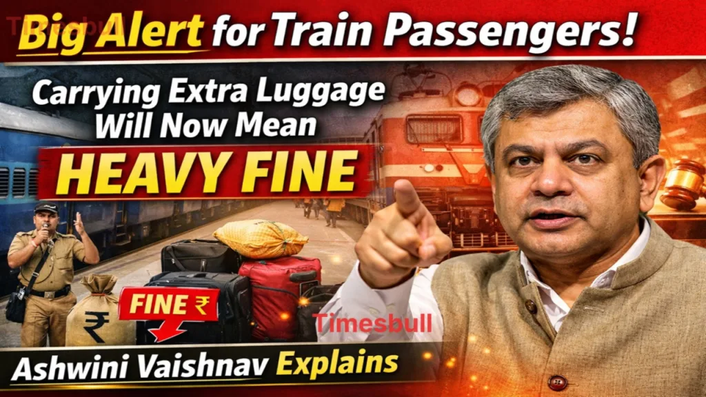 Indian Railway Alert: Heavy Fine on Excess Luggage, Ashwini Vaishnav Reveals New Train Rules