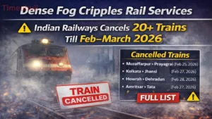 Indian Railways Issues Big Alert: Fog Leads to Mass Train Cancellations on Key Routes