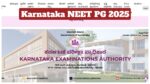 Karnataka NEET PG 2025