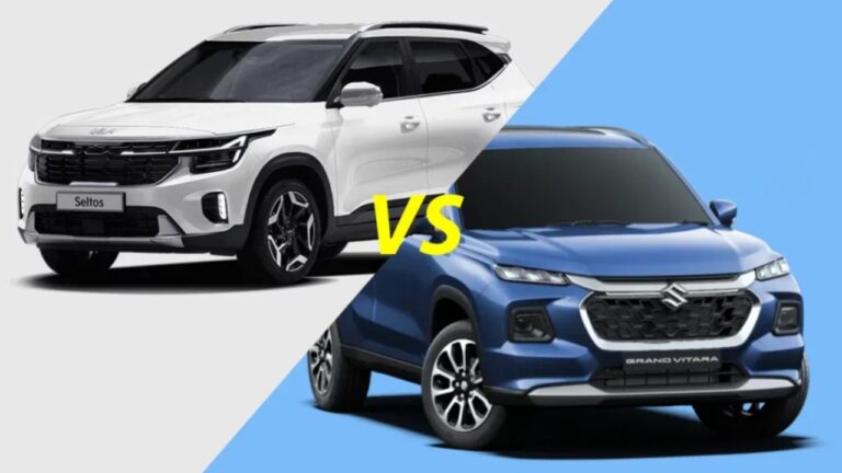Kia Seltos 2025 vs Maruti Grand Vitara – Mileage, Hybrid Tech and Value Compared
