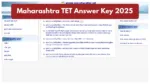 Maharashtra TET Answer Key 2025