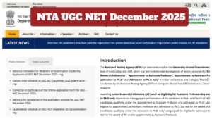 UGC NET 2025 – Admit Card Link Active on Dec 28 at ugcnet.nta.nic.in