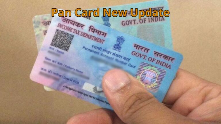 Pan Card New Update