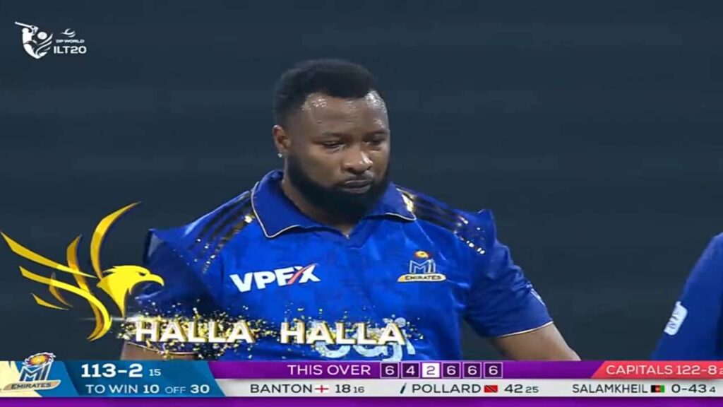 Watch— 6, 6, 6…Pollard hit 30 runs in over for MI