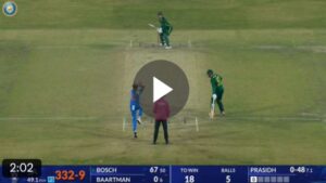 Prasidh Krishna Last Wicket