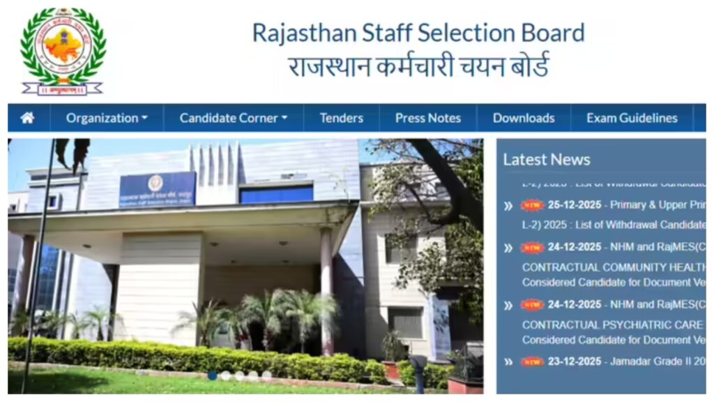 Rajasthan 4th Grade Result 2025