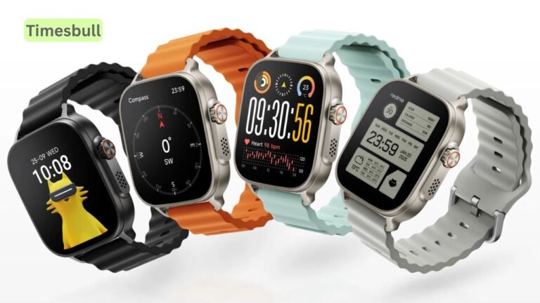 Realme Launched Its New Watch Like Apple Watch Ultra- It Has 20 Days Battery Life & 300 Watch Faces