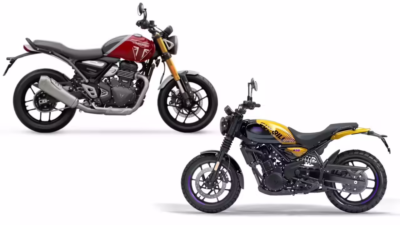 Royal Enfield Guerrilla 450 vs...