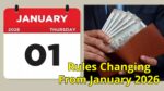 Rules Changing From January 2026