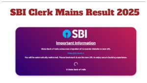 SBI Clerk Mains Result 2025 – Expected Release Soon at sbi.co.in; Salary Details (₹45,888 Total Pay)