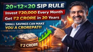 20×12×20 SIP Rule: Invest ₹20,000 Per Month and Become a Crorepati in 20 Years
