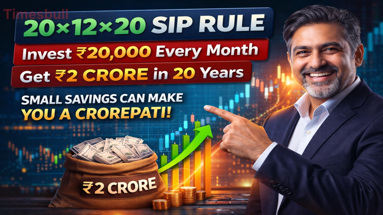20×12×20 SIP Rule: Invest ₹20,000...