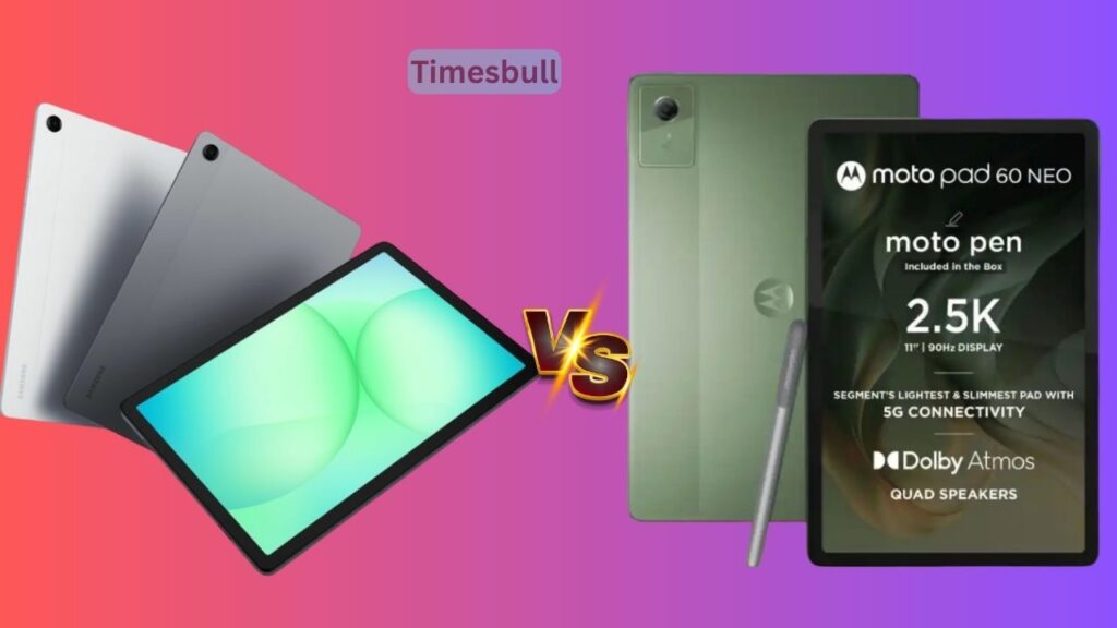 Samsung Galaxy Tab A11+ vs Motorola Pad 60 Neo