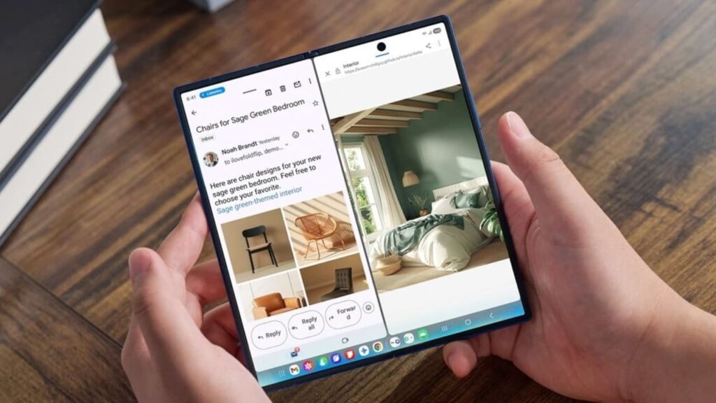 Samsung foldable phone