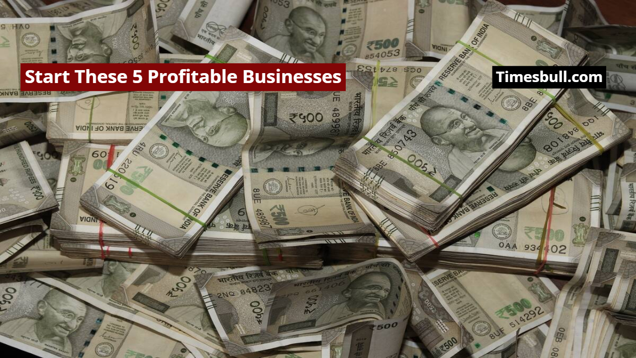 Start These 5 Profitable Businesses...
