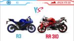 TVS Apache RTR 310 vs Yamaha R3