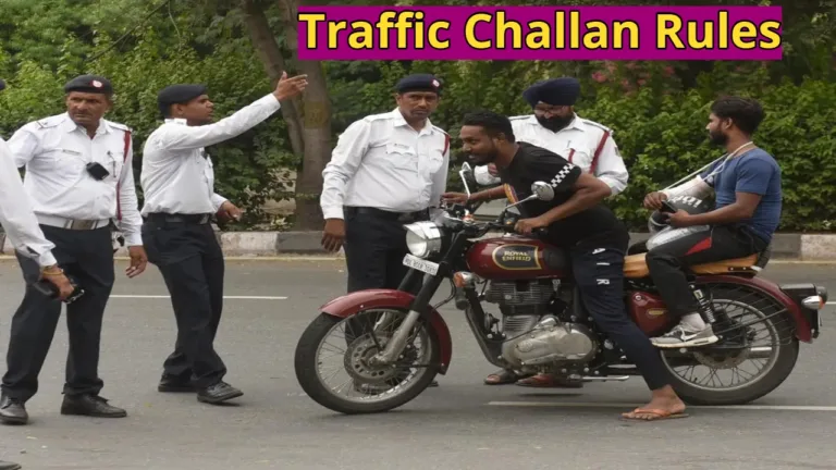 Traffic Challan Rules