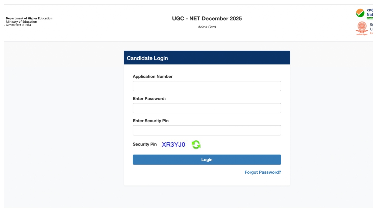 UGC NET Admit Card –...