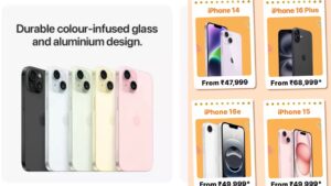 Flipkart Offer—Get iPhone 15 & 14 Under Rs 50000 With Attractive Offers