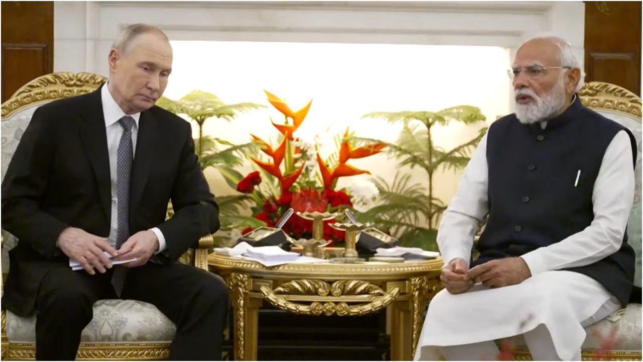 PM Modi Welcomes Putin,