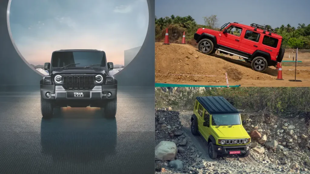 Maruti Jimny 5-Door vs Mahindra Thar 5-Door – Space, Off-Road Ability & Daily Use