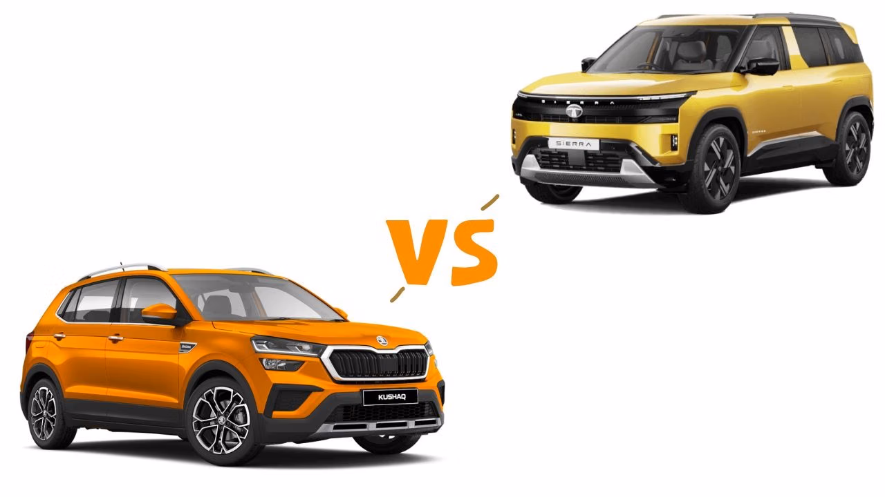 Tata Curvv ICE vs Skoda Kushaq