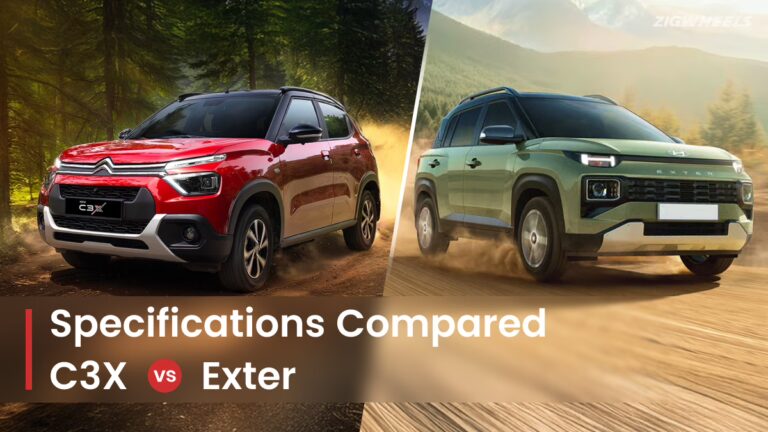 Hyundai Exter vs Citroen C3