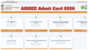 AISSEE Admit Card 2026 – Download Sainik School Hall Ticket Soon at exams.nta.ac.in