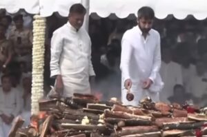 Ajit Pawar Funeral – Ajit Pawar merged with the five elements, leaving behind memories