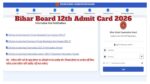 Bihar Board 12th Admit Card 2026