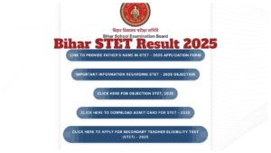 Bihar STET Result 2025 OUT Today – How to Download BSEB STET Scorecard PDF at bsebstet.org?