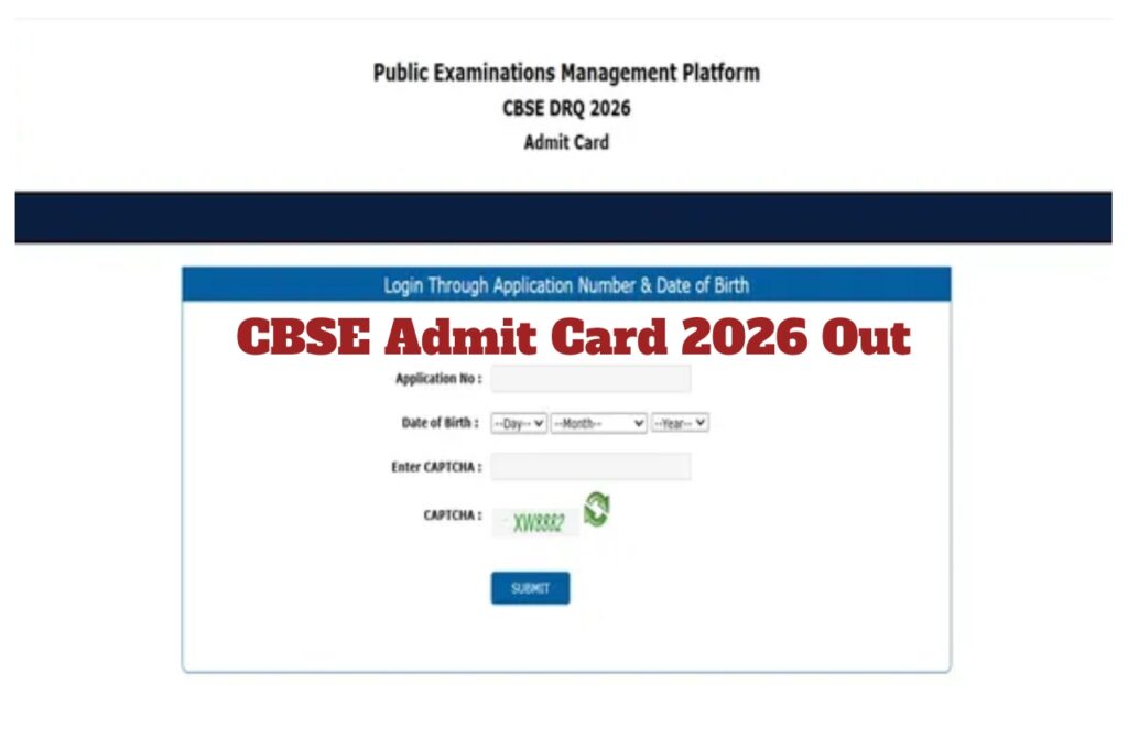 CBSE Admit Card 2026 Out – How to Download Hall Ticket at cbse.gov.in, Exam Starts Jan 30