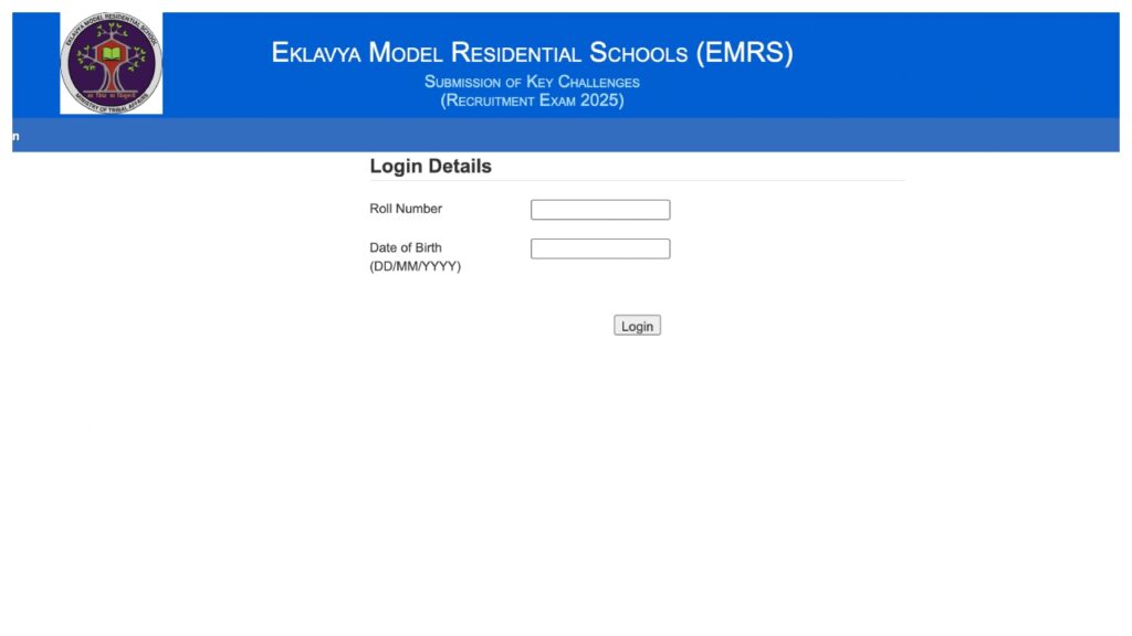 EMRS Answer Key 2025 OUT – Download Provisional Key at nests.tribal.gov.in, Dierct Link Here