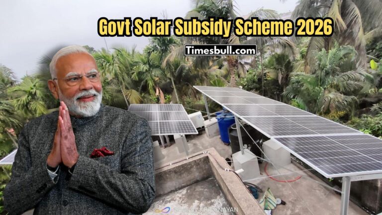 Govt New Solar Subsidy Scheme: Zero Electricity Bill for 25 Years, Apply Now