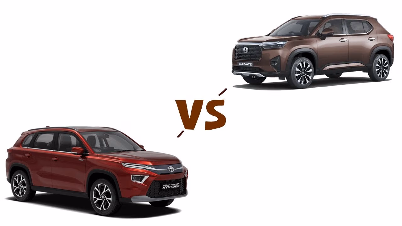 Honda Elevate vs Toyota Hyryder
