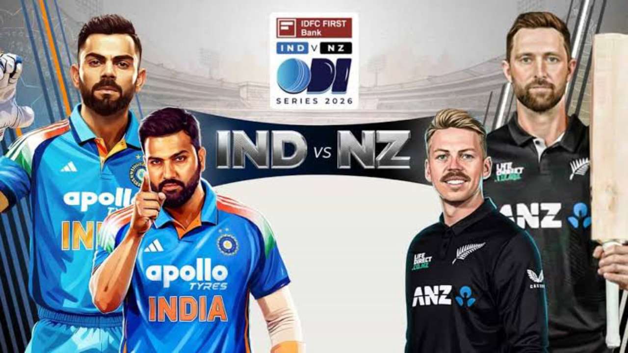 India vs New Zealand ODI...