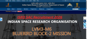 ISRO SAC Recruitment 2026 – Apply for Scientist Engineer SC SD Posts isro.gov.in
