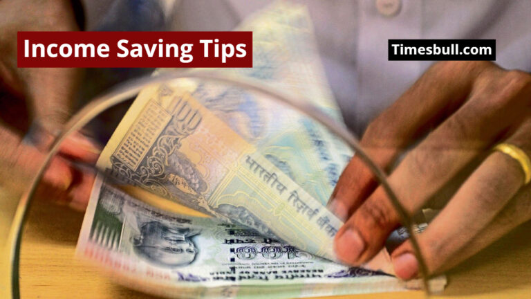 Income Saving Tips