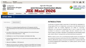 JEE Main 2026 – City Intimation Slip Expected First Week of Jan at jeemain.nta.ac.in, Check Shift Timings