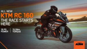 KTM RC 160 Launched in India – Powerful performance and racing looks for Rs 1.85 lakh